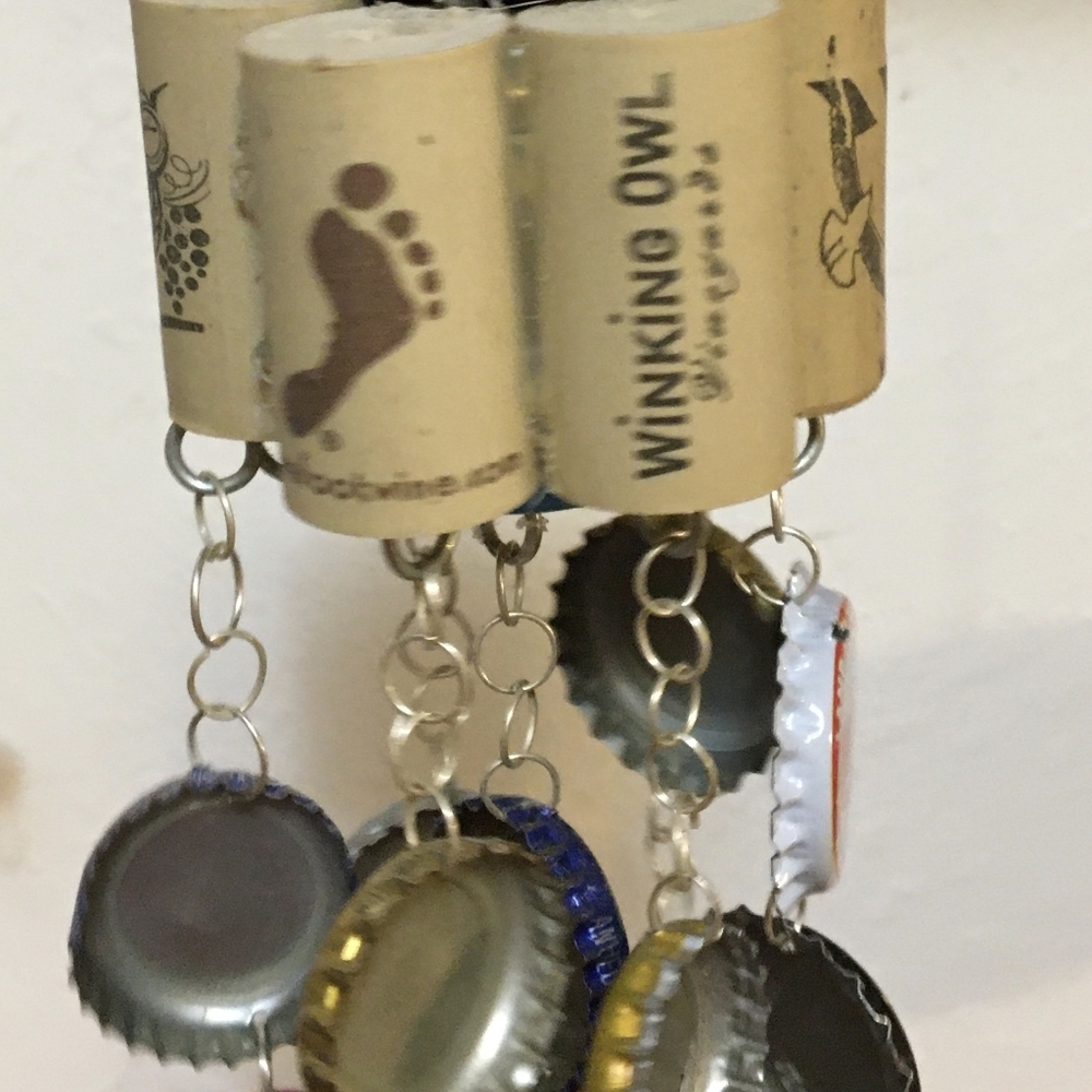 Beer Cap wind chime